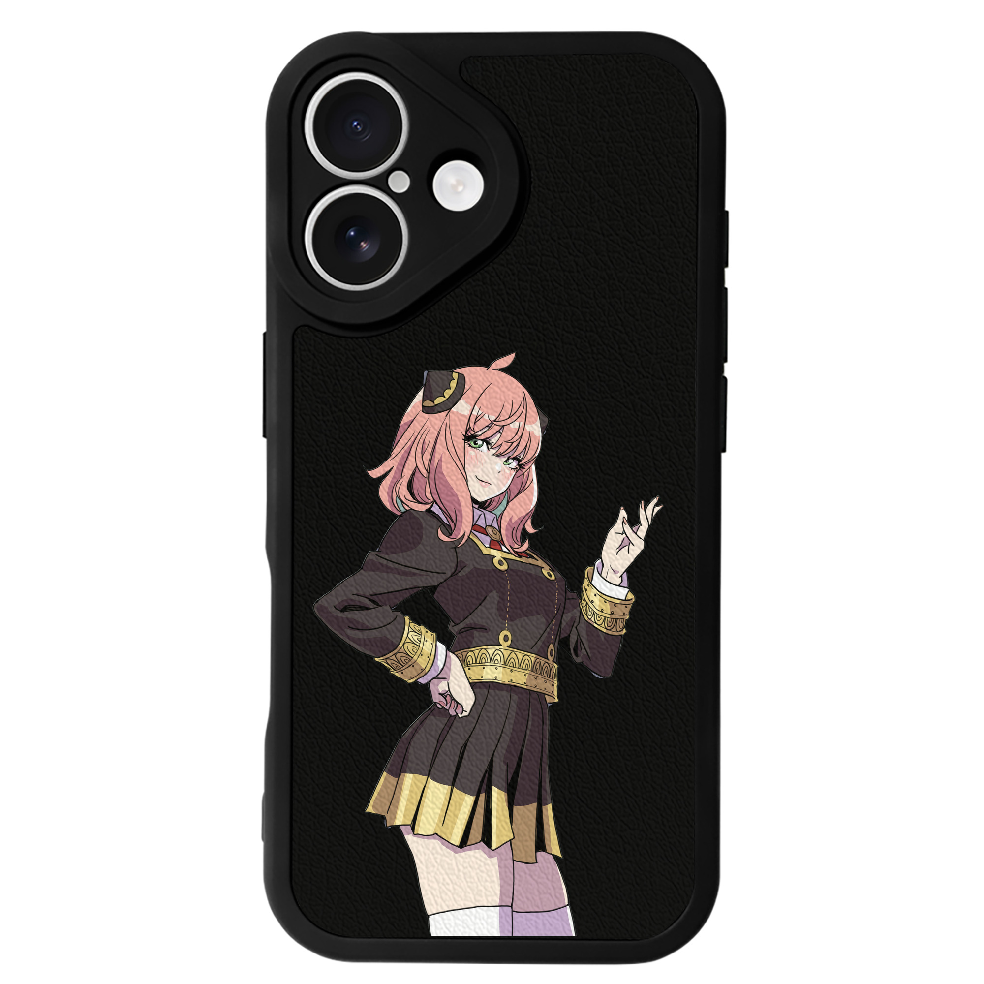 （画像用） SPY×FAMILY间谍家家酒 【iPhone 16シリーズ対応】シリコンスマホケース（レザー調） 材質：シリコン